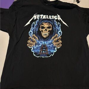 Metallica 2022 Lollapalooza Chicago Official Shirt 2XL RARE Wear-Ever I May Roam